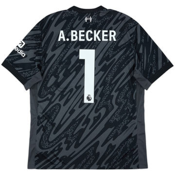 2024-25 Liverpool GK S/S Shirt A.Becker #1 - 10/10 - (L)