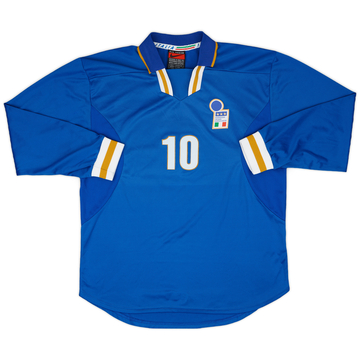 1996-97 Italy Match Issue Home L/S Shirt #10