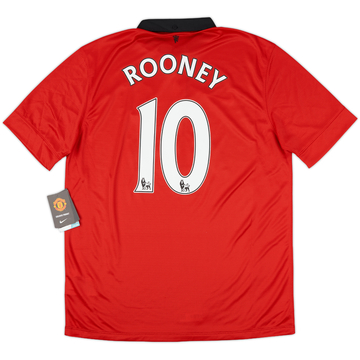 2013-14 Manchester United Home Shirt Rooney #10 (L)