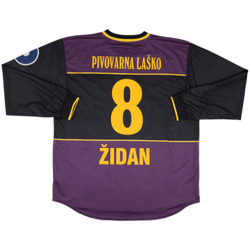 1998-99 NK Maribor Match Issue Home L/S Shirt Zidan #8