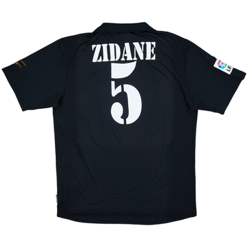 2001 Real Madrid Away Shirt Zidane #5 - 9/10 - (L)
