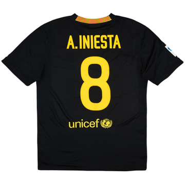 2013-14 Barcelona Third Shirt A.Iniesta #8 - 6/10 - (M)
