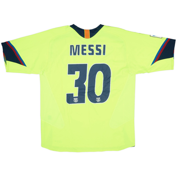 2005-06 Barcelona Away Shirt Messi #30 - 6/10 - (L)