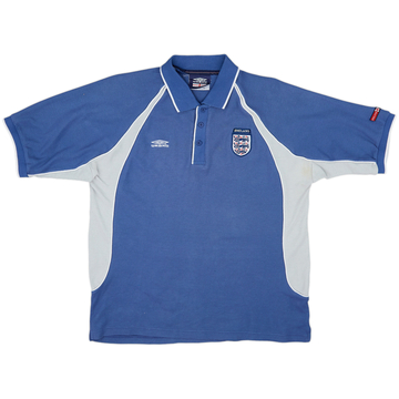2000-01 England Umbro Polo Shirt - 6/10 - (L)