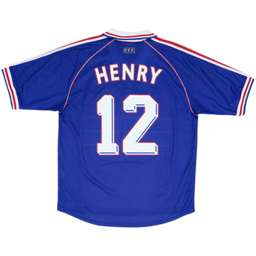 1998-00 France Home Shirt Henry #12 - 10/10 - (L)
