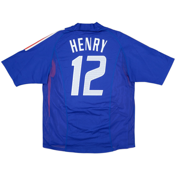 2002-04 France Player Issue Home Shirt Henry #12 - 8/10 - (L)