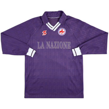 Camiseta L/S de local de la Fiorentina 1990-91 - 4/10 - (M/L)