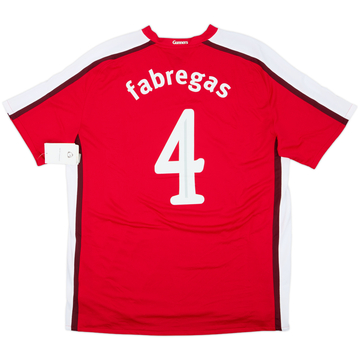 2008-10 Arsenal Home Shirt Fabregas #4 (XL)
