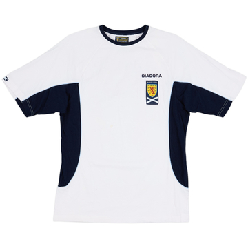 2003-04 Scotland Diadora Cotton Tee - 6/10 - (S)