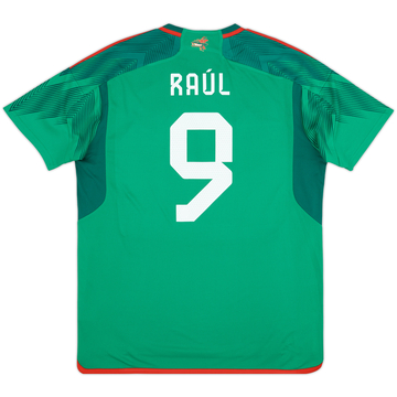2022 Mexico Home Shirt Raul #9 - 10/10 - (XL)