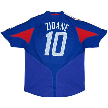 2004-06 France Home Shirt Zidane #10 - 7/10 - (XXL)