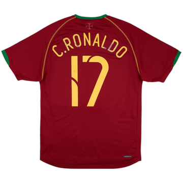 2006-08 Portugal Home Shirt C.Ronaldo #17 - 6/10 - (M)