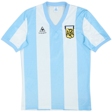 1984-86 Argentina Home Shirt #10 - 7/10 - (XL)