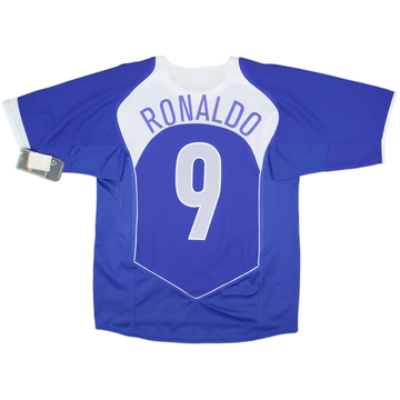 2004-06 Brazil Away Shirt Ronaldo #9 (M)