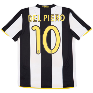 2008-09 Juventus Home Shirt Del Piero #10 - 6/10 - (S)