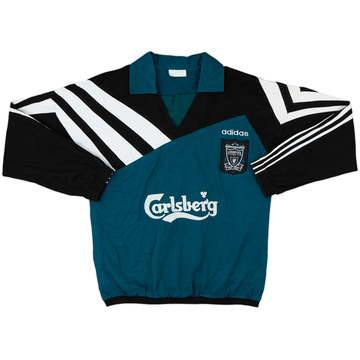 1995-96 Liverpool adidas Drill Top - 8/10 - (L)