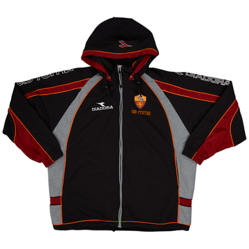 1998-99 Roma Diadora Hooded Track Jacket - 9/10 - (L)