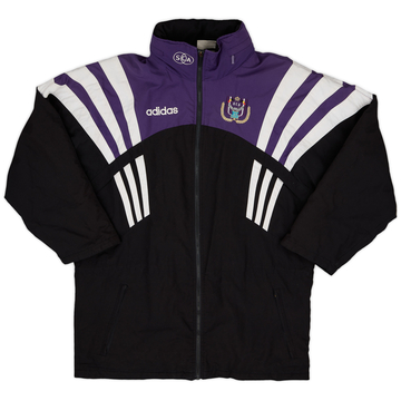 1996-97 Anderlecht adidas Padded Bench Jacket - 6/10 - (M/L)