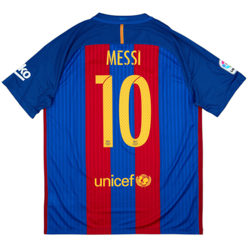 2016-17 Barcelona Home Shirt Messi #10 (L)