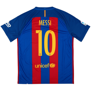 2016-17 Barcelona Home Shirt Messi #10 (L)