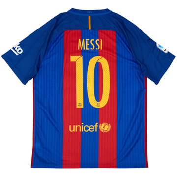 2016-17 Barcelona Home Shirt Messi #10 (L)