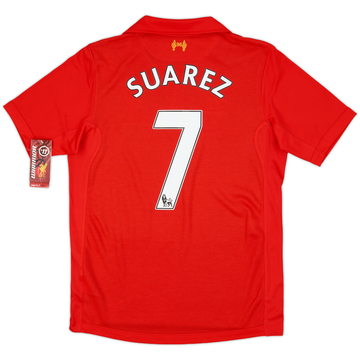 2012-13 Liverpool Home Shirt Suarez #7 (S)