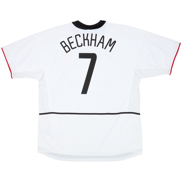2002-03 Manchester United Away Shirt Beckham #7 (XXL)