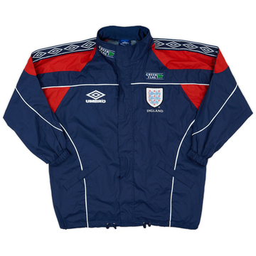 1995-97 England Umbro Hooded Rain Jacket - 9/10 - (M)