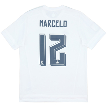 2015-16 Real Madrid Home Shirt Marcelo #12 (L)