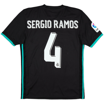 2017-18 Real Madrid Away Shirt Sergio Ramos #4 (XS)