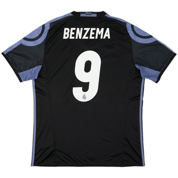 2016-17 Real Madrid Third Shirt Benzema #9 (L)