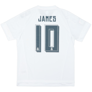 2015-16 Real Madrid Home Shirt James #10 (L)