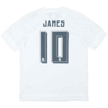 2015-16 Real Madrid Home Shirt James #10 (L)