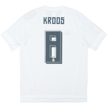 2015-16 Real Madrid Home Shirt Kroos #8 (M)