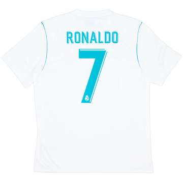 2017-18 Real Madrid Home Shirt Ronaldo #7 (L)