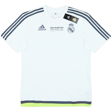2015-16 Real Madrid adidas CL Final Training Shirt (M)