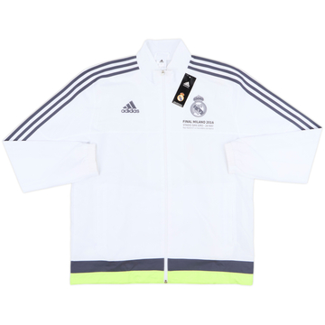 2015-16 Real Madrid Champions League Final adidas Track Jacket (L)