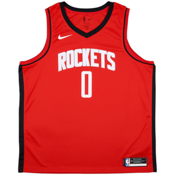 2021-25 Houston Rockets Green #0 Nike Swingman Away Jersey - 10/10 - (XXL)
