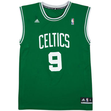 2010-14 Boston Celtics Rondo #9 adidas Away Jersey - 3/10 - (XL)