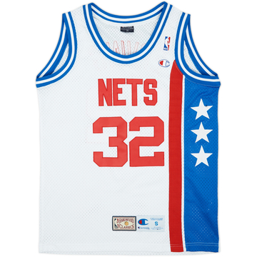 1973-76 New York Nets Erving #32 Champion Hardwood Classics Home Jersey - 8/10 - (S)
