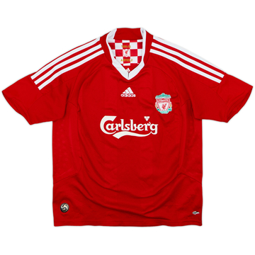 2008-10 Liverpool Home Shirt - 6/10 - (S.Boys)