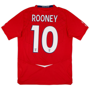 2008-10 England Away Shirt Rooney #9 - 8/10 - (M)