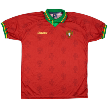 1995-96 Portugal Match Issue Home Shirt #13