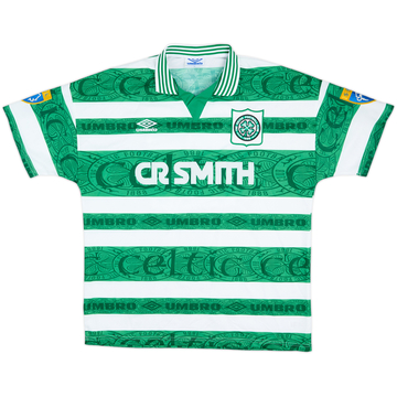 1995-97 Celtic Match Issue Home Shirt #9