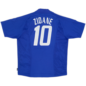 2002-04 France Home Shirt Zidane #10 - 8/10 - (L)
