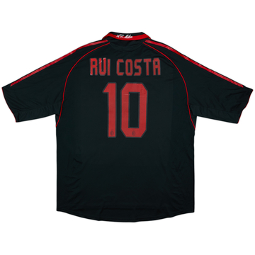 Camiseta de la tercera equipación del AC Milan 2005-06 Rui Costa #10 (XL)