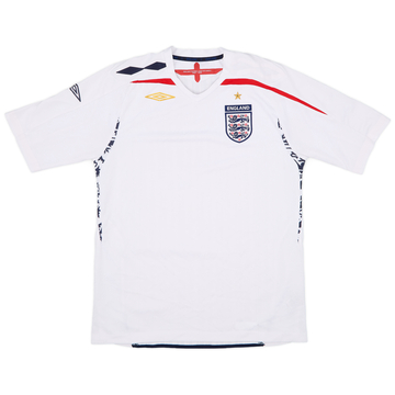 2007-09 England Home Shirt - 5/10 - (L)