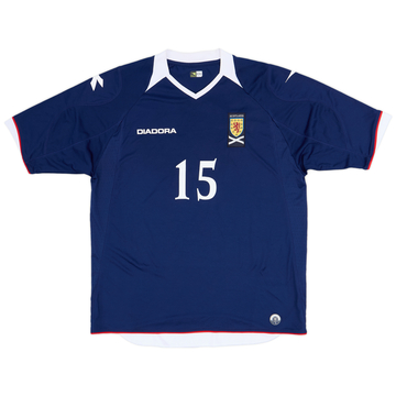 2008-09 Scotland Home Shirt #15 - 9/10 - (XXL)