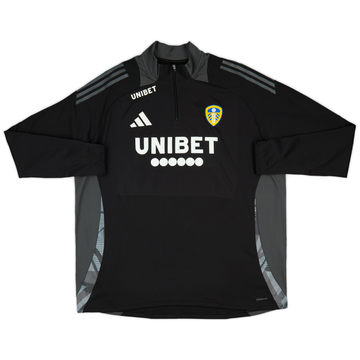 2024-25 Leeds United adidas 1/4 Zip Training Top (S)