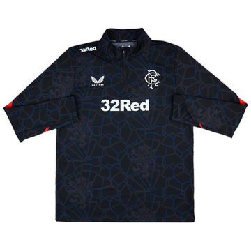 2024-25 Rangers Castore 1/4 Zip Pre-Match Top - 9/10